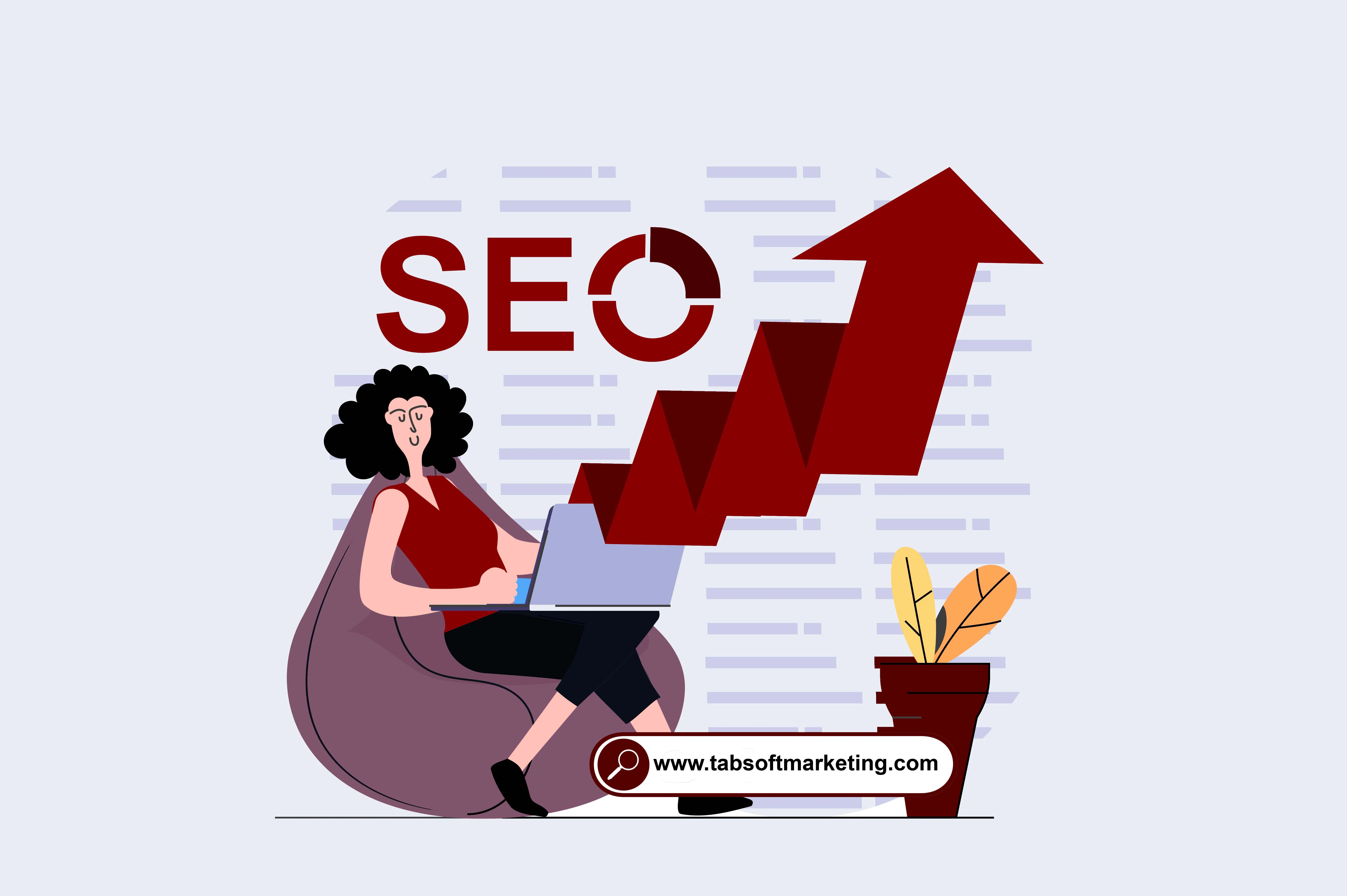 SEO and Advertising Illustration